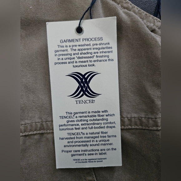 NWT - AKS Amy K Su Tencel/Lyocell Drab Green Maxi Jumper Dress - Size L - Picture 9 of 11